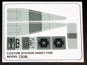 Pegatina personalizada para 75106 Replacement Sticker Sheet  - Imagen 1 de 1