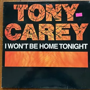 Tony Carey, Vinyl/LP I Wont Be Home Tonight 260-12-001 Germany VG+ - Imagen 1 de 6