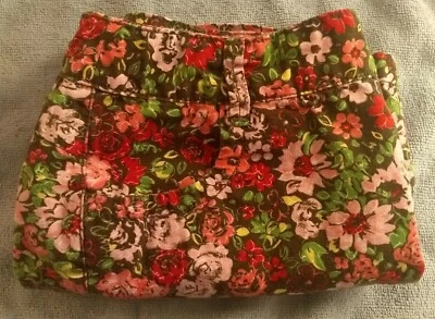 Pantalones Cortos Arizona Jean Co. Estampado Floral Niñas Talla 12 Rosa Cintura Ajustable Foto 1 de 4