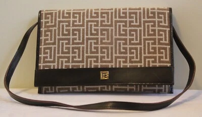 Pierre BALMAIN Paris Juego de Clutch y Porta llaves Bolso Patrón Metro Francia Vintage Foto 1 de 4