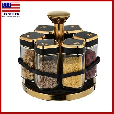 Spice Carousel 360° Rotating Lazy Susan Organizer - Multipurpose Spice Rack - Image 1 of 3