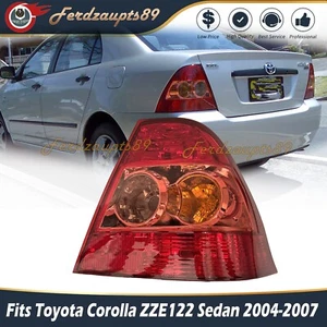 Right Driver Side Tail Light For Toyota Corolla ZZE122 Sedan 2004-2007 - Picture 1 of 4