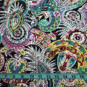 Bright Mexican Inspired Print ~100% Cotton Fat Quarter~18"x22"~New! - Picture 1 of 3