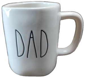 Rae Dunn DAD Mug Coffee Cup WITH STICKER Fathers Day Pregnancy Announcement - Picture 1 of 3