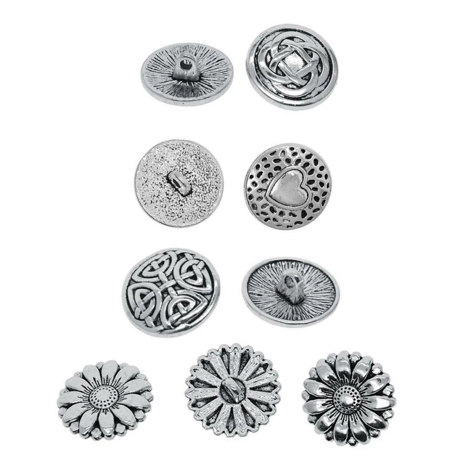   Keltische Nähen Knöpfe Haken und Ösen Verschlüsse Kinder Kleidung Deko - Bild 1 von 1