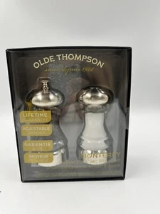 Salt and Pepper Shaker Set by Old Thompson Del Norte Holiday Gift Set 2020 NEW - Picture 1 of 5