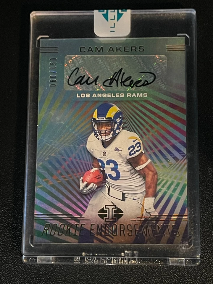2020 Panini Illusions - Rookie Endorsements #RE12 Cam Akers /150 (AU, RC) - Image 1 of 2