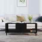Vidaxl Coffee Table Black 102x50x40 Cm Engineered Wood