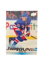 2019-20 Upper Deck ADAM FOX Young Guns Rookie Card RC #228 New York Rangers