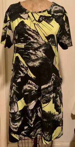 Abito da donna vintage KENZO stampato a maglia taglia XS