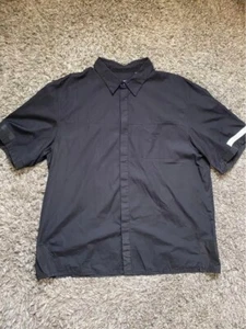 HELMUT LANG Black Blouse Shirt Tops for Men, Size XXL, Different Materials, JP - Picture 1 of 9