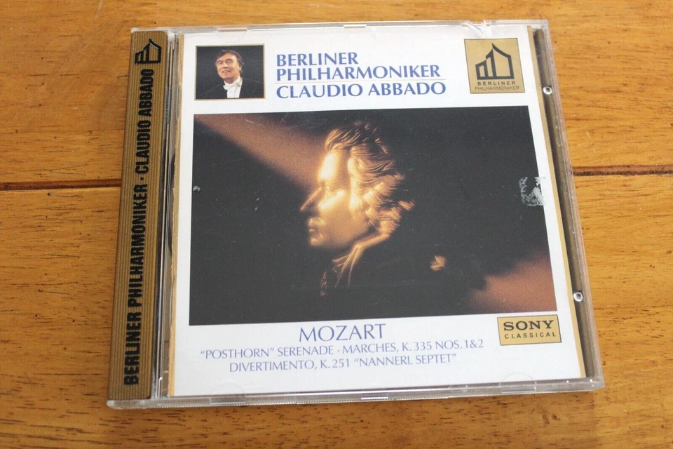 CLAUDIO ABBADO - MOZART POSTHORN SERENADE / NANNERI SEPTET (CD GOLD DISC) Foto 1 de 4