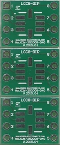 LCC8 1.27mm(0.05") to DIP 0.4" - 3 PCS. [AU]. - Picture 1 of 1