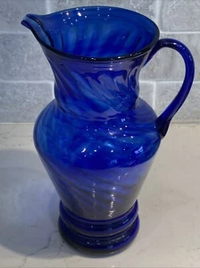 "Jarra azul cobalto de 10 1/2"" de alto" - Imagen 1 de 10