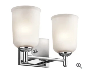 Kichler Shailene 2 Light 13" Wide Vanity Light Model: 45573CH - Picture 1 of 3