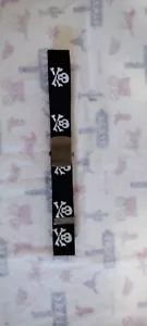Skulls & Cross Bones Belt Boy's Military Buckle Web - Picture 1 of 4