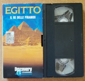VHS VIDEOCASSETTA EGITTO IL RE DELLE PIRAMIDI Discovery Channel 1997 Fabbri - Picture 1 of 3