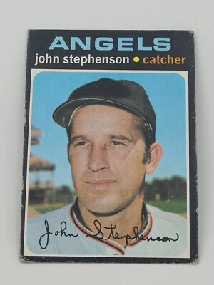1971 Topps John Stephenson Angels Vintage MLB Baseball - Image 1 of 2