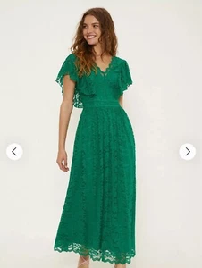 Lace Ruffle Sleeve Midi Dress - Picture 1 of 4