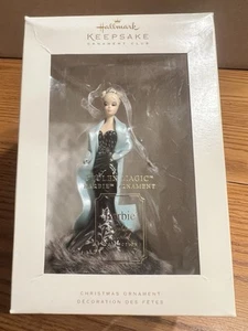 New 2006 Hallmark Porcelain Stolen Magic Barbie Doll Ornament - Picture 1 of 5