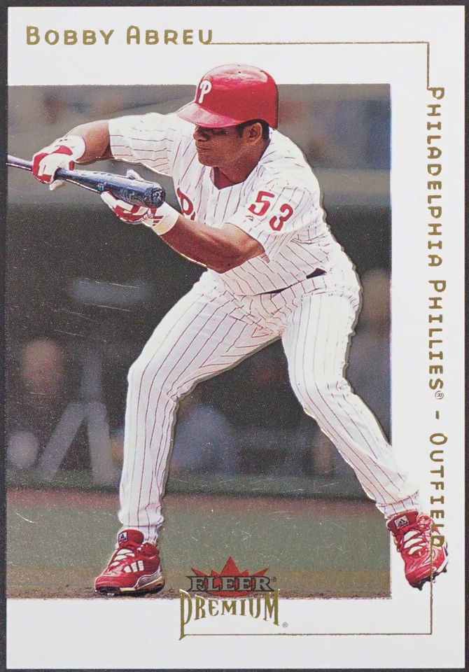 2001 Fleer Premium Baseball Bobby Abreu #18 NM - Image 1 of 1