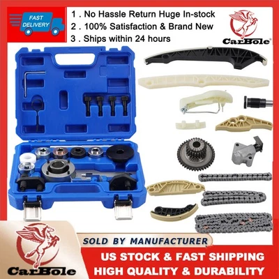 Kit de herramientas y cadena de distribución para VW CC Tiguan Golf Audi A4 Q5 Q3 TT Quattro 2.0T TFSI Foto 1 de 4