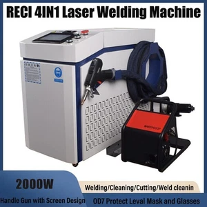 2000W Reci 4 IN 1 Laser Welder Laser Welding Cutting Cleaning Machine Handheld - Picture 1 of 19