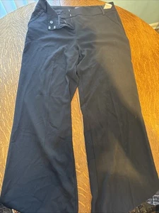 7th Avenue Design Studio Women's Modern Fit Straight Wide Leg Pants Black - Picture 1 of 7