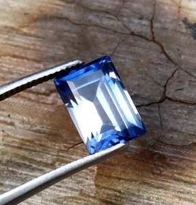 2-3 Ct Natural Flawless Ceylon Sapphire CERTIFIED Blue Loose Gems Princess Cut - Picture 1 of 12