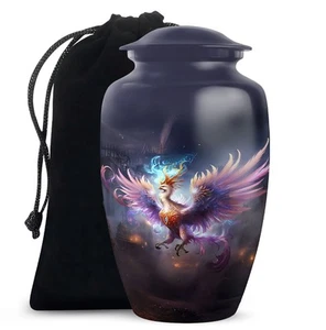 Phoenix Urn 10 Inch Urns for Ashes for Women Human Cremation Adult Container - Picture 1 of 7