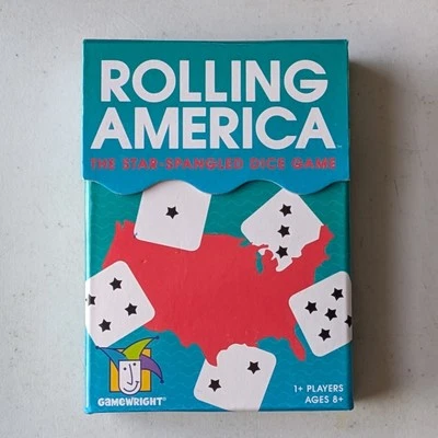 Gamewright Rolling America The Star Spangled Dice Action Game Ages 8+ 1+ Players - Image 1 of 3
