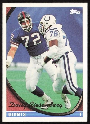 1994 Topps Doug Riesenberg #31 New York Giants - Image 1 of 2