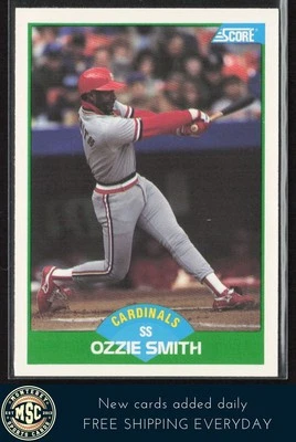 Ozzie Smith 1989 Score #80 NM-MT OR BETTER St. Louis Cardinals - Image 1 of 2