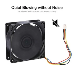 12V 7000RPM 5Blade PC Mining Cooling Fan 120MM Portable - Afbeelding 1 van 12
