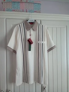 Gabicci Mens Polo Shirt. Colour Ecru. Size Large NWT. - Picture 1 of 7