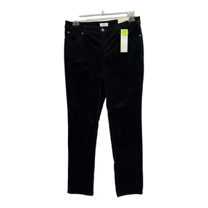 Charter Club Straight Leg Tummy Slimming Dark Corduroy Pants Size 12 - Picture 1 of 9