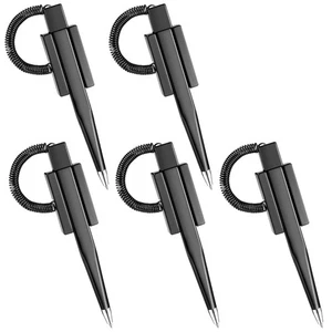 5-Piece Black Reception Pen Set with Adhesive Base - Picture 1 of 5