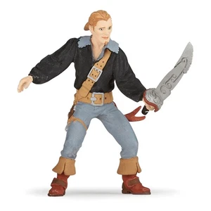 PAPO Pirates and Corsairs Pirate Hero Toy Figure, Black/Blue (39472) - Picture 1 of 7