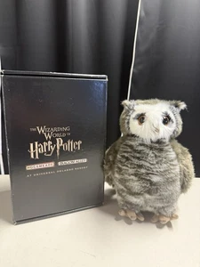 Wizarding World of Harry Potter Plush Owl With Box 2014 Hogsmeade Diagon Alley - Picture 1 of 7