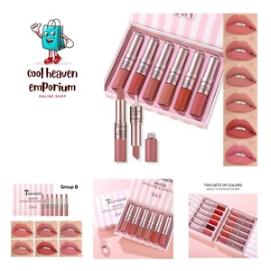 Lip Gloss Set, 6 Piece Matte liquid Lipstick Makeup Set, Non-sticky, High Shi... - Picture 1 of 9