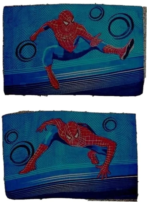 Marvel SPIDER MAN Movie Dark Blue TWIN 3 pc. Bedding Sheet Set _ Nice Clean EUC - Image 1 of 1