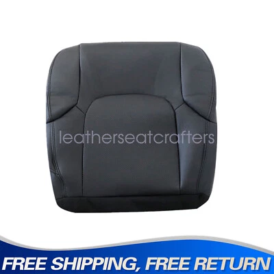 Cubierta de asiento de cuero negra para parte inferior del conductor Nissan Frontier PRO-4X LE 2005-2021 Foto 1 de 4