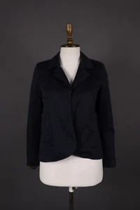JIL SANDER NAVY Black Two Pockets Blazer Jacket Size M - Picture 1 of 8