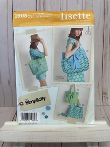 Simplicity 1905 Lisette Diseño Carteras Bolsos de Mano Estuche Patrón de Costura NUEVO - Imagen 1 de 2