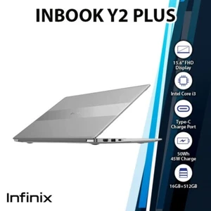 Inifnix Inbook Y2 Plus Windows PC Laptop (Grey/16GB RAM/512GB SSD/NEW) - Picture 1 of 7