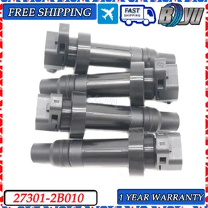 27301-2B010 Set of 4x Ignition Coil For 2010 2011 Kia Soul 1.6L L4 Hyundai UF636 - Picture 1 of 17