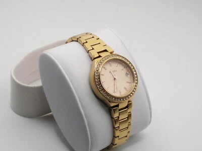 Fossil ES4337 Blane Rose Tone Stainless Link Band Date Ladies Quartz Watch - Image 1 of 4