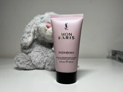 Loção Corporal Perfumada Yves Saint Laurent YSL Mon Paris VIAGEM Tamanho 1,6 oz, 50 ml Nova Sem Caixa - Imagem 1 de 2