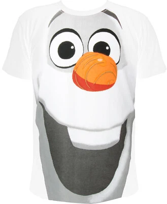 Disney Frozen / Eiskönign T-Schirt Olaf Gesicht, weiß od. rot. Gr. 116, 128,