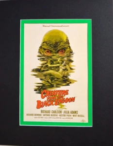 CREATURE FROM The BLACK LAGOON Pro Matted PRINT Mondo Francesco Francaville art - Picture 1 of 1